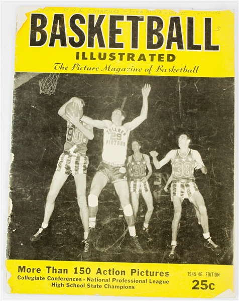 1945-1946 Basketball Illustrated Picture Magazine of Basketball 