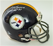 2000s Joe Greene Pittsburgh Steelers Signed Full Size Football Helmet (JSA)