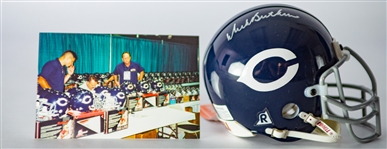 2000s Dick Butkus Chicago Bears Signed Mini Helmet (JSA)
