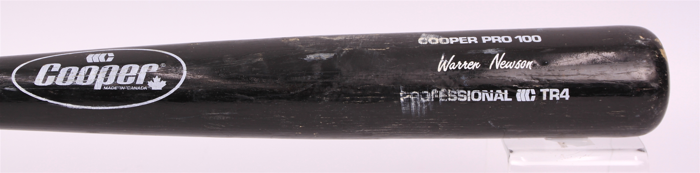 1991-95 Warren Newson Chicago White Sox Cooper Professional Model Game Used Bat (MEARS LOA)