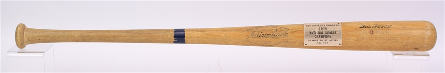1978 Los Angeles Dodgers National League Champions Adirondack Professional Model Bat (MEARS LOA)