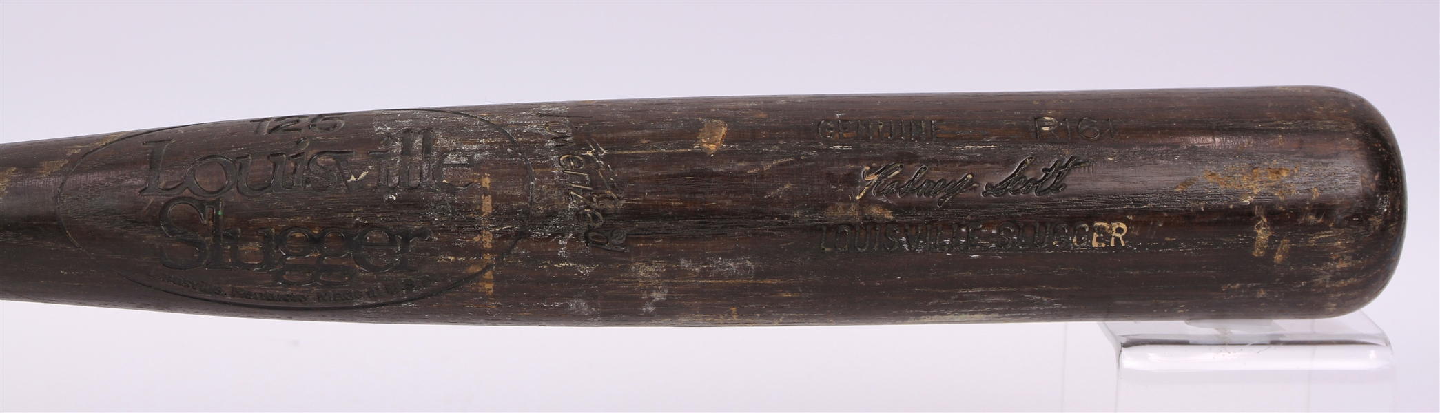1980-82 Rodney Scott Montreal Expos Louisville Slugger Professional Model Game Used Bat (MEARS LOA)