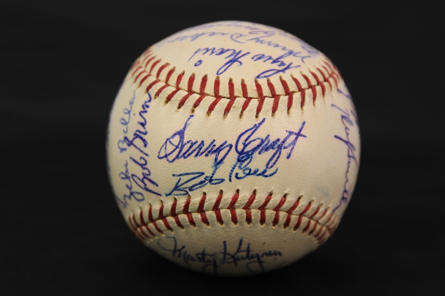 1959 Kansas City Athletics Team Signed OAL Cronin Baseball w/ 27 Signatures Including Roger Maris, Dick Williams & More (JSA)
