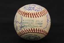 1959 Kansas City Athletics Team Signed OAL Cronin Baseball w/ 27 Signatures Including Roger Maris, Dick Williams & More (JSA)