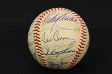 1959 Chicago White Sox Team Signed OAL Harridge Baseball w/ 28 Signatures Including Nelson Fox, Luis Aparicio, Ted Kluszewski, Early Wynn & More (JSA)
