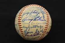 1959 Chicago White Sox Team Signed OAL Harridge Baseball w/ 29 Signatures Including Nelson Fox, Luis Aparicio, Ted Kluszewski, Early Wynn & More (JSA)