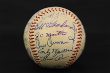 1959 Chicago White Sox Team Signed OAL Harridge Baseball w/ 29 Signatures Including Nelson Fox, Luis Aparicio, Ted Kluszewski, Early Wynn & More (JSA)