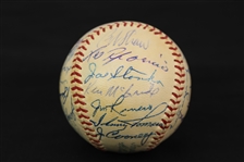 1959 Chicago White Sox Team Signed OAL Harridge Baseball w/ 29 Signatures Including Nelson Fox, Luis Aparicio, Ted Kluszewski, Early Wynn & More (JSA)