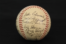 1954 New York Yankees Team Signed OAL Harridge Baseball w/ 26 Signatures Including Yogi Berra, Phil Rizzuto & More (JSA)
