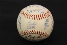 1964 Cleveland Indians Team Signed OAL Cronin Baseball w/ 27 Signatures Including Luis Tiant, Early Wynn,Tito Francona & More (JSA)
