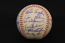 1967 Baltimore Orioles Team Signed Baseball w/ 28 Signatures Including Brooks Robinson, Jim Palmer, Boog Powell & More (JSA)