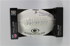 2011 Bill Schroeder Green Bay Packers Singed Super Bowl XLV Commemorative Football (JSA)