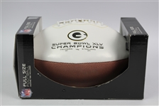 2011 Bill Schroeder Green Bay Packers Singed Super Bowl XLV Commemorative Football (JSA)