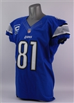 2012 Calvin Johnson Detroit Lions Home Jersey (MEARS A5)