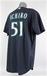 2009 Ichiro Suzuki Seattle Mariners Alternate Jersey (MEARS LOA)
