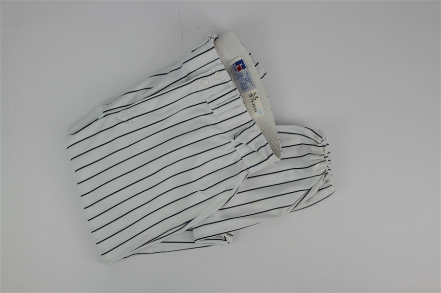 2004 Luis Sojo New York Yankees Game Worn Home Uniform Pants (MEARS LOA/JSA)