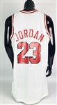 1990-1991 Michael Jordan Chicago Bulls Autographed Game Worn Home Jersey (MEARS A10/JSA/Consignor LOA) “2nd MVP Season, American Heart Society Auction