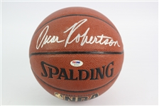 2000s Oscar Robertson Milwaukee Bucks Signed Basketball (PSA/DNA)