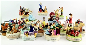 1985-1989 Disney Collection Musical Memories Limited Edition Music Boxes (Lot of 17)