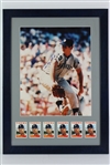 1963-1975 Mickey Lolich Detroit Tigers Signed 16x20 Framed Photo & Topps Legends Trading Cards (JSA)