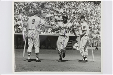 1953-1974 Hank Aaron & Joe Adcock Milwaukee Braves Signed 8x10 Photo (JSA)