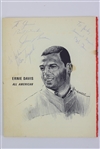 1964 Jim Brown Bob Gain Stan Sczurek Cleveland Browns Signed Ernie Davis Leukemia Fund Memorial Program (JSA)