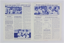 1966 (April) Chicago White Sox Yarns Newsletter w/ Postmarked Envelope & Ticket Order Form