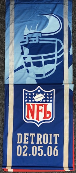 2006 Detroit Lions NFL 3ft x 14.5ft Banner 