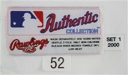 2000 Mark McGwire St. Louis Cardinals Autographed Home Jersey (MEARS A5/JSA)