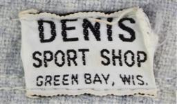 1950's Bond Pickle Company Game Worn Flannel Baseball Uniform (MEARS LOA)