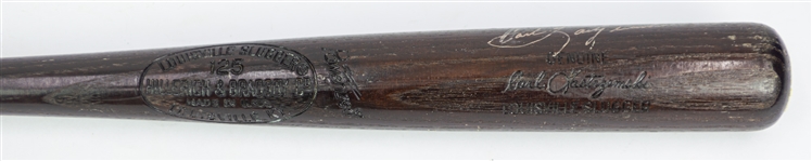 1970s Carl Yastrzemski Boston Red Sox Signed H&B Louisville Slugger Bat (JSA)