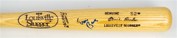1990s Ernie Banks Chicago Cubs Signed Louisville Slugger Bat (JSA)