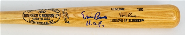 1990s Ernie Banks Chicago Cubs Signed H&B Louisville Slugger Bat (JSA)