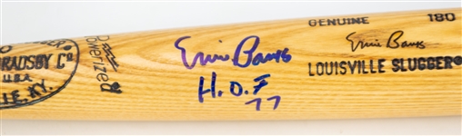 1990's Ernie Banks Chicago Cubs Signed H&B Louisville Slugger Bat (JSA)