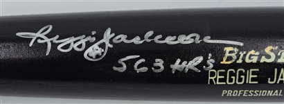 1983-86 Reggie Jackson New York Yankees Signed Rawlings Adirondack Bat (JSA)