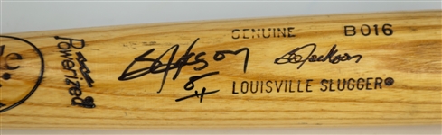 1989 Bo Jackson Kansas City Royals Signed Louisville Slugger Professional Model Bat (MEARS A5/JSA)