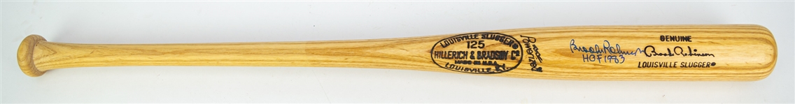 1990's Brooks Robinson Baltimore Orioles Signed H&B Louisville Slugger Bat (JSA)