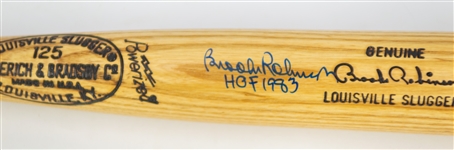 1990's Brooks Robinson Baltimore Orioles Signed H&B Louisville Slugger Bat (JSA)