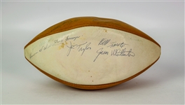 1962 NFL Champion Green Bay Packers Team Signed Spalding Autograph Football w/ 23 Signatures Including Vince Lombardi, Bart Star, Jim Taylor & More (JSA)