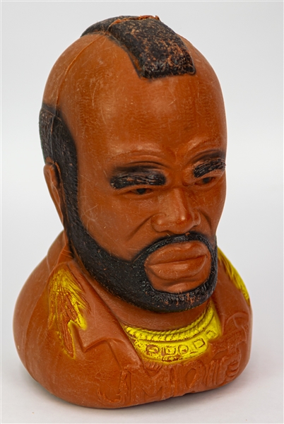 1983 Mr. T 10" Molded Plastic Piggy Bank