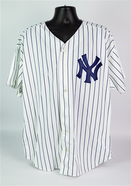 2000s Reggie Jackson New York Yankees Signed Jersey (JSA)