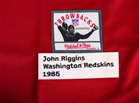 1985 John Riggins Washington Redskins Mitchell & Ness High Quality Reproduction Jersey 