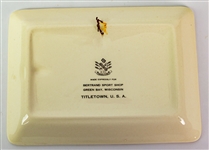1968 Green Bay Packers Poise Brings Third Straight Green Bay Press Gazette 5.25 x 7.25 Ice Bowl Ceramic Dish