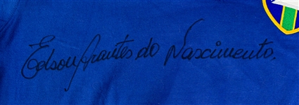 2010's Pele Brazil Soccer Full Name Signed Jersey (PSA/DNA)