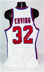 1972-73 Julius Erving Virgina Squires ABA Signed Mitchell  & Ness Reproduction Jersey (JSA)