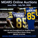 1980-84 Jack Youngblood Los Angeles Rams Signed Game Worn Home Jersey (MEARS A10/JSA)