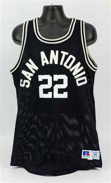 1985-86 Rod Higgins San Antonio Spurs Game Worn Road Jersey (MEARS LOA)