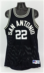 1985-86 Rod Higgins San Antonio Spurs Game Worn Road Jersey (MEARS LOA)