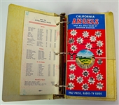 1967 American League Combined Press TV Radio Guides - Complete Binder of 10