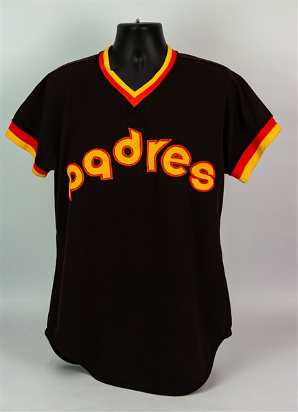 1981 Eric Show San Diego Padres Road Jersey (MEARS LOA)